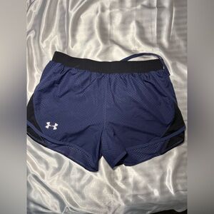Under Armour Women's Dark Blue Athletic Shorts